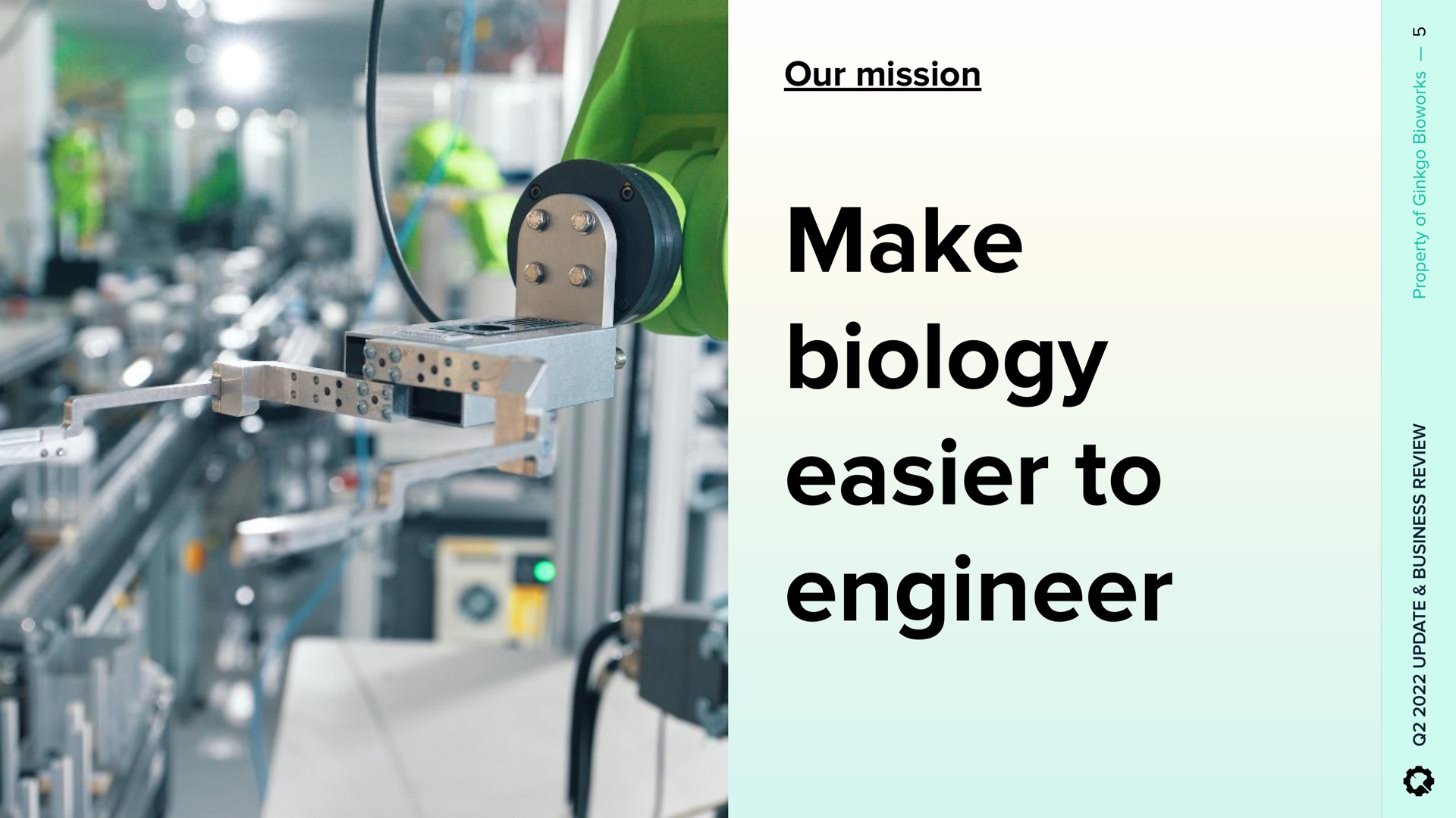 our mission make biology easier to engineer | Ginkgo