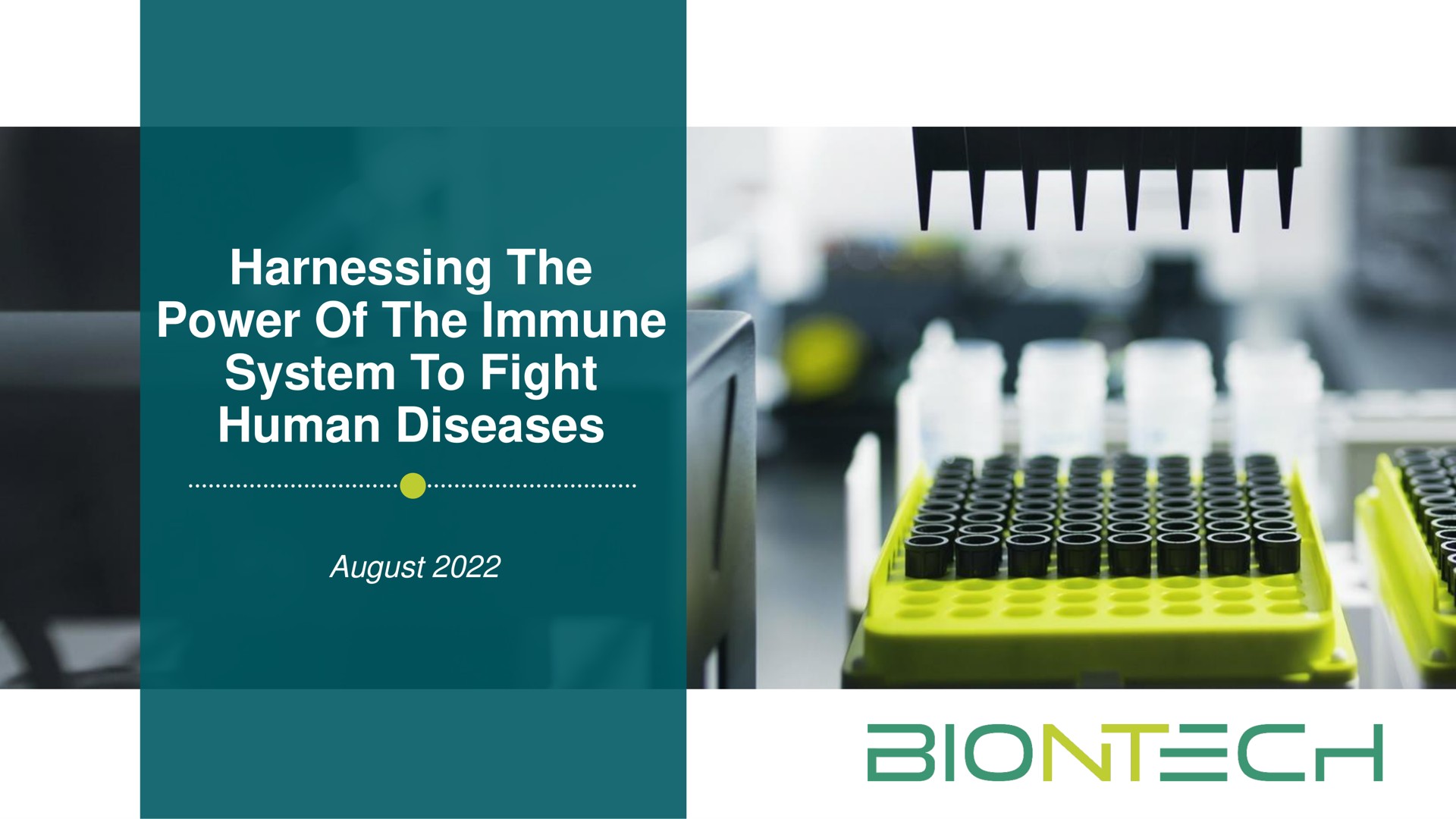 harnessing the power of the immune system to fight human diseases august | BioNTech