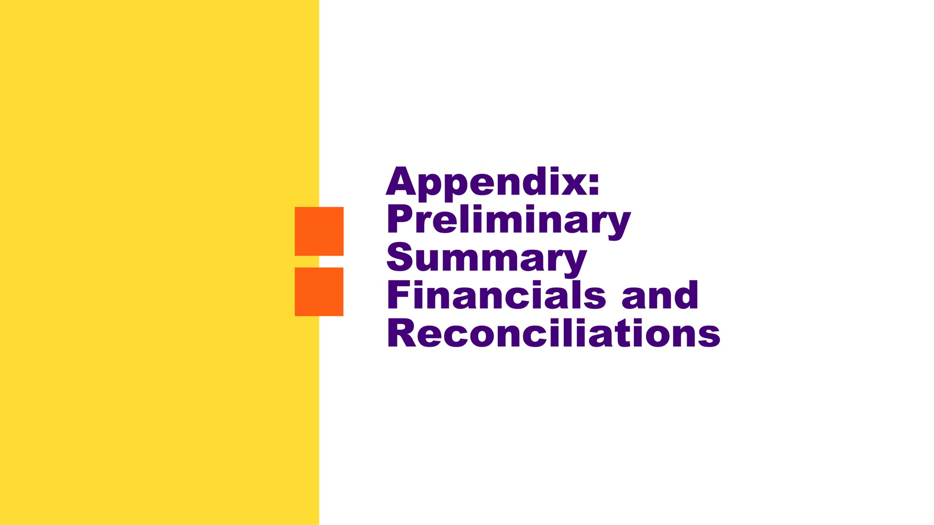 appendix preliminary summary and reconciliations | GlobalFoundries