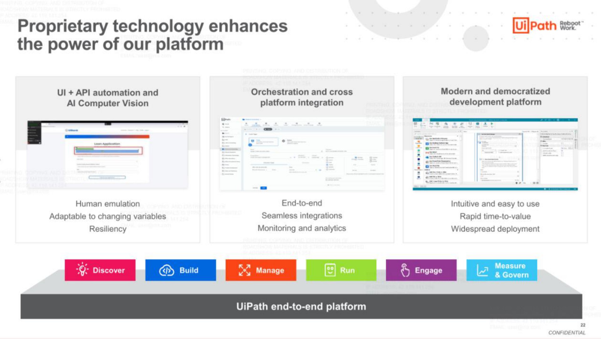 proprietary technology enhances the power of our platform path see | UiPath