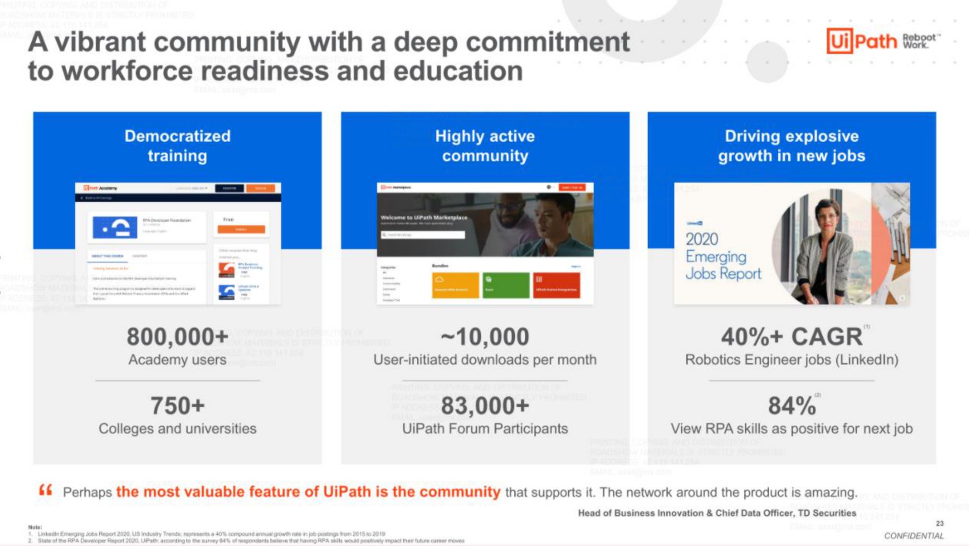 a vibrant community with a deep commitment path bee | UiPath