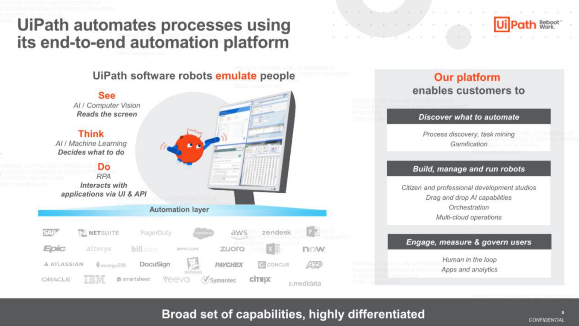 processes using its end to end platform path bee | UiPath