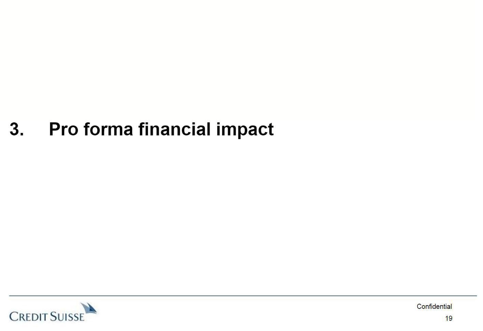pro financial impact credit | Credit Suisse