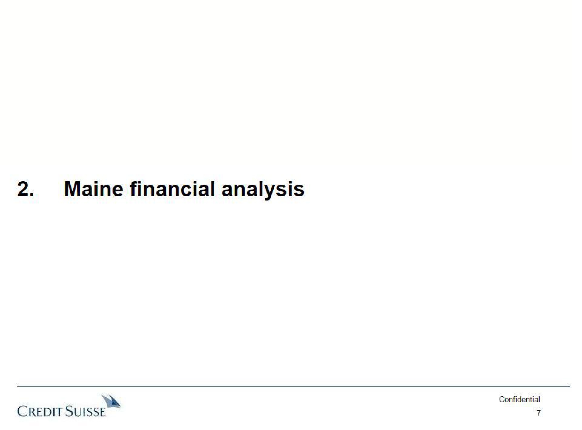 financial analysis credit | Credit Suisse