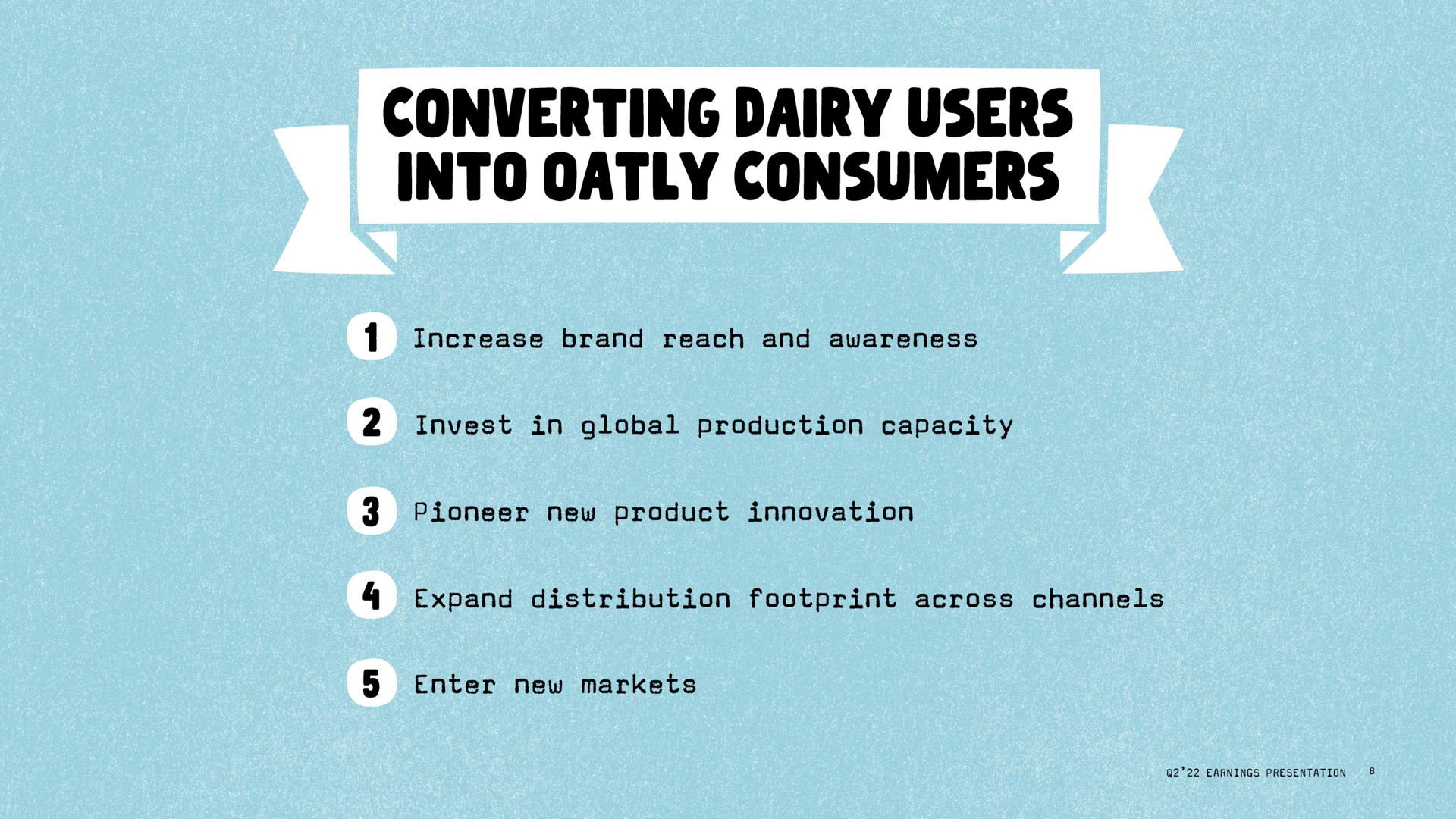 converting dairy users into consumers | Oatly