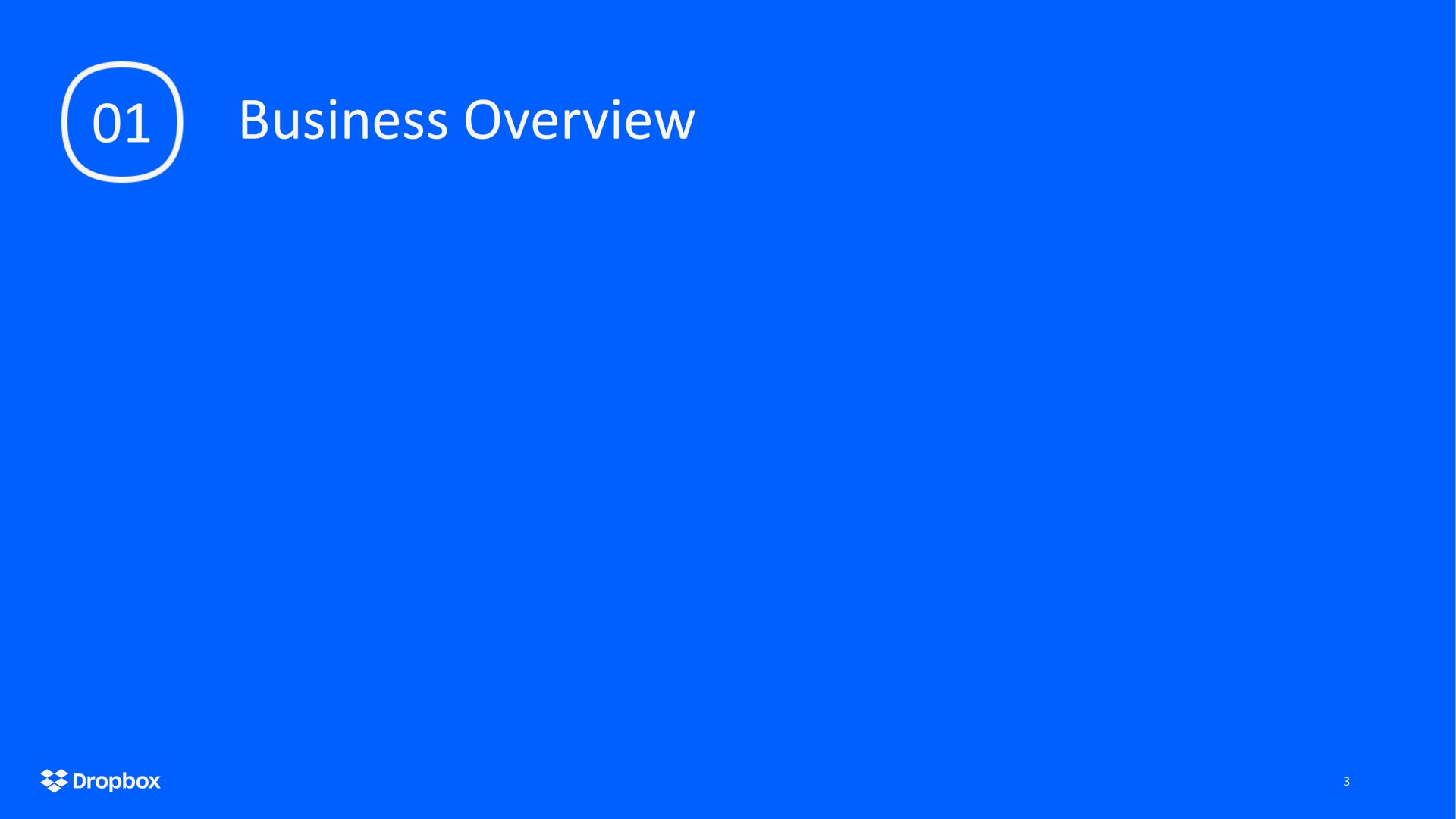 business overview | Dropbox