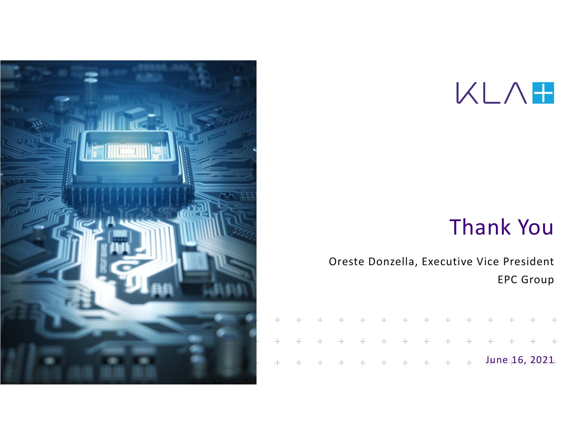 thank you | KLA