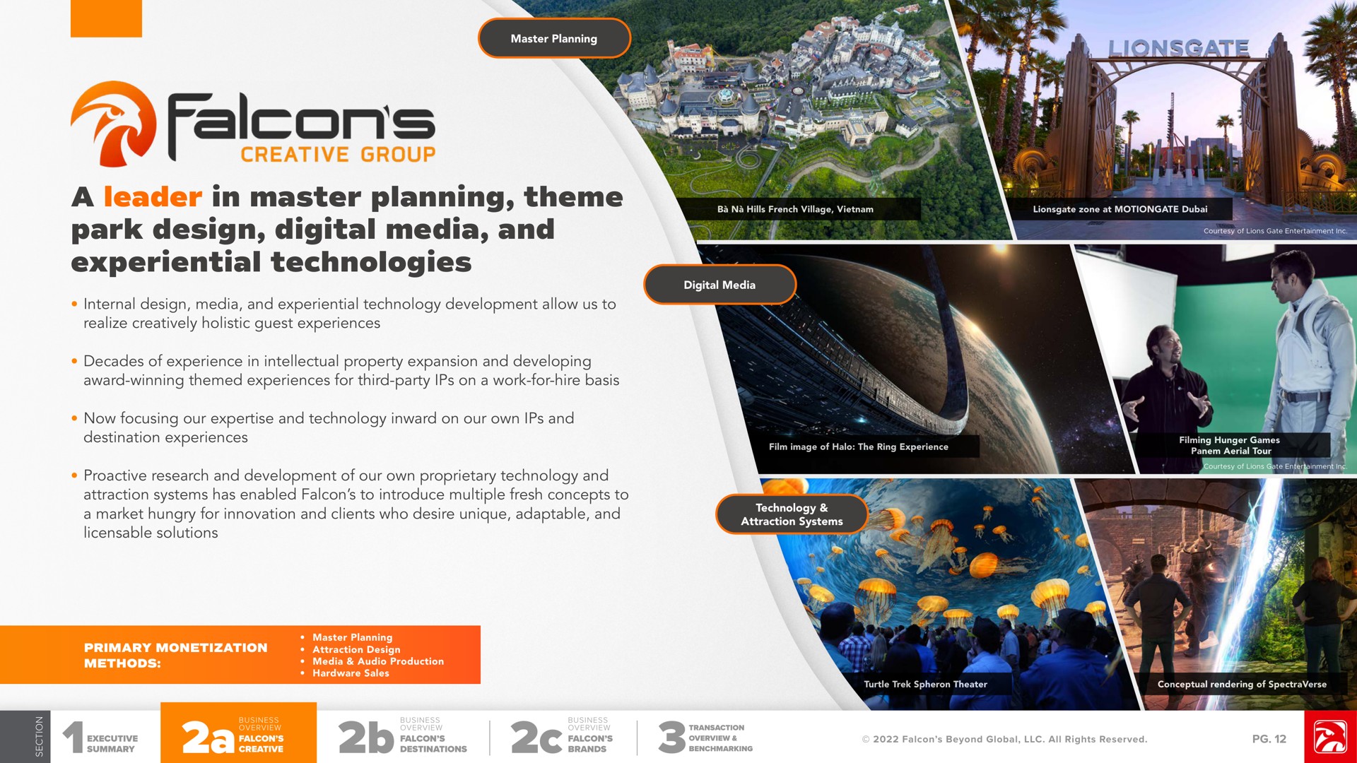 a leader in master planning theme park design digital media and experiential technologies i i | Falcon's Beyond