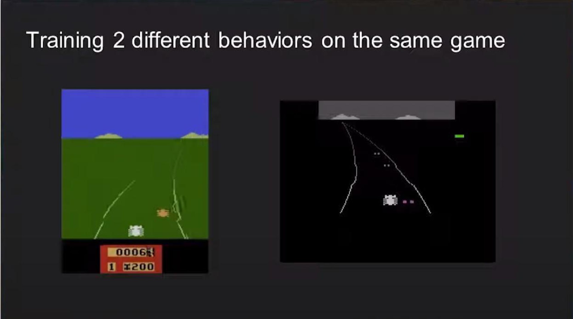 training different behaviors on the same game | OpenAI