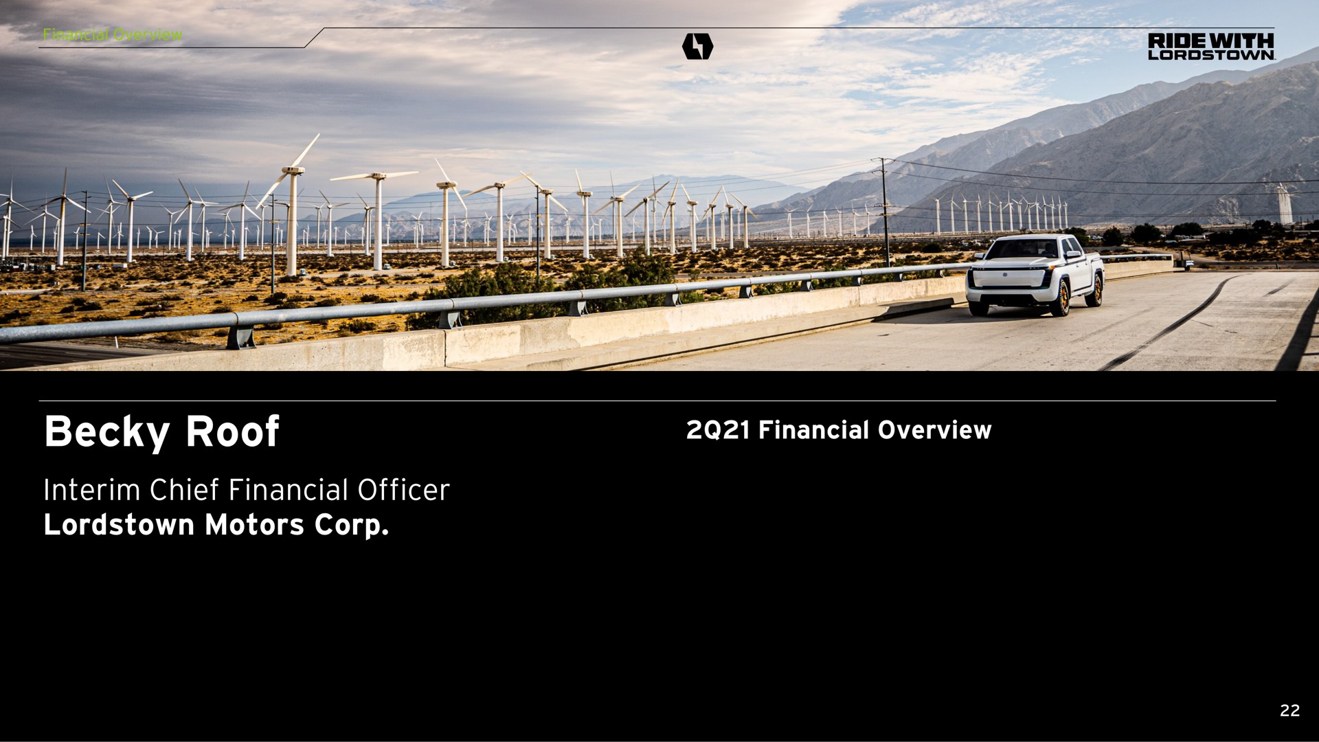 roof interim chief financial officer motors corp financial overview ride with | Lordstown Motors