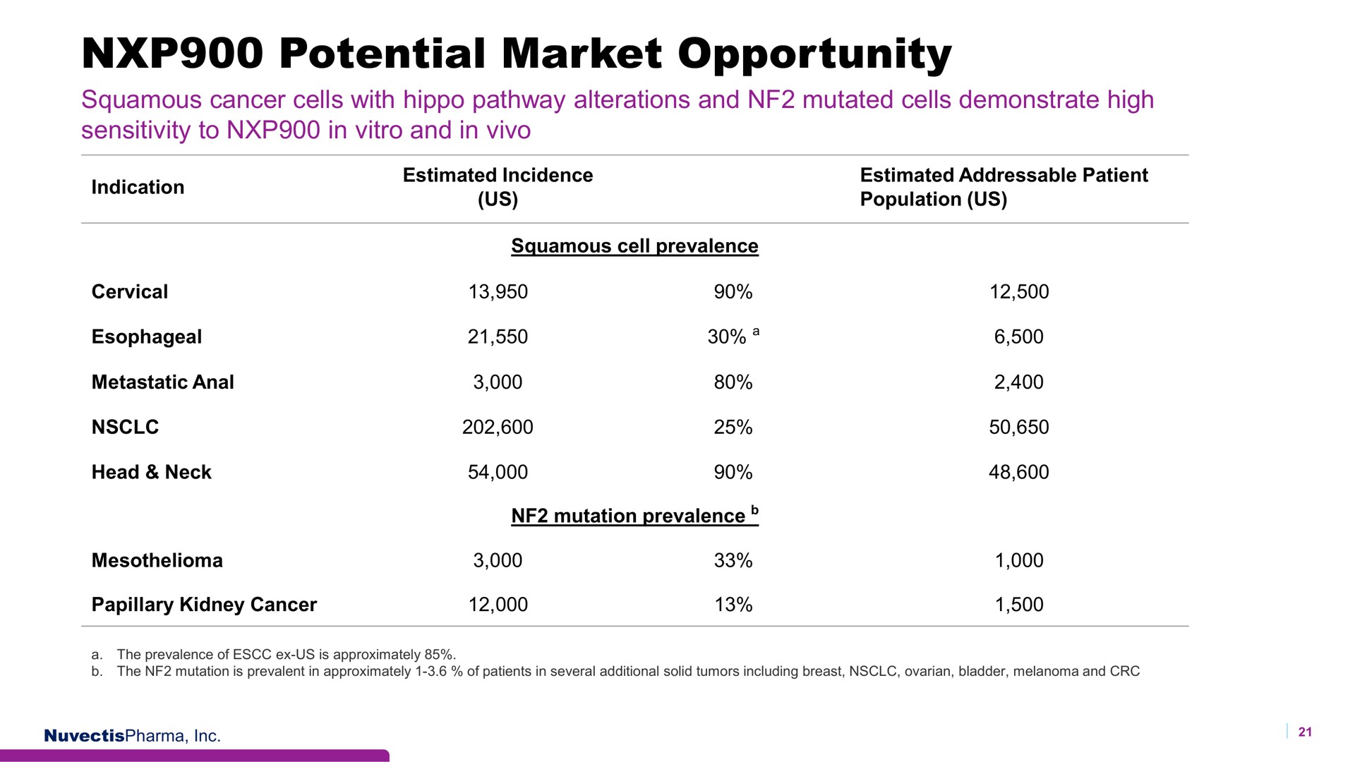 potential market opportunity | Nuvectis Pharma